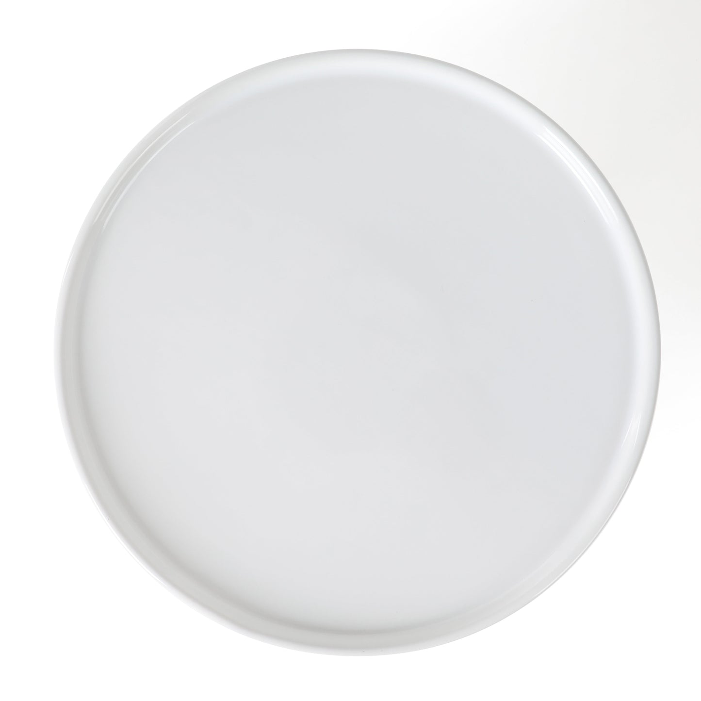 Martha Stewart Patterson 10" x 5.1" White Round Stoneware Cake Stand