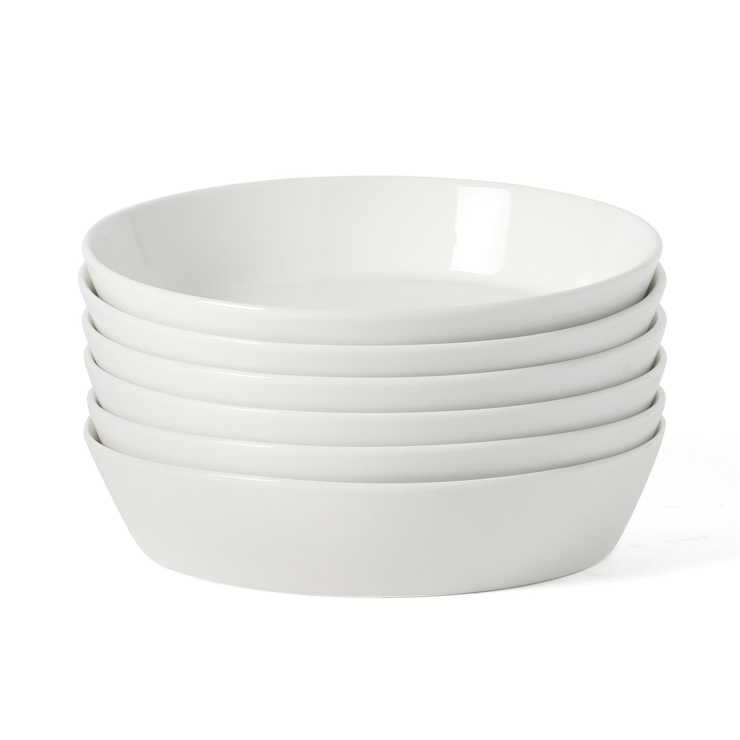 Martha Stewart Plates and Bowls Sets, 30-Piece Porcelain Dinnerware Set for 6, Dinner Plates, Dessert Plates, Pasta Bowls, Cereal & Fruit Bowls