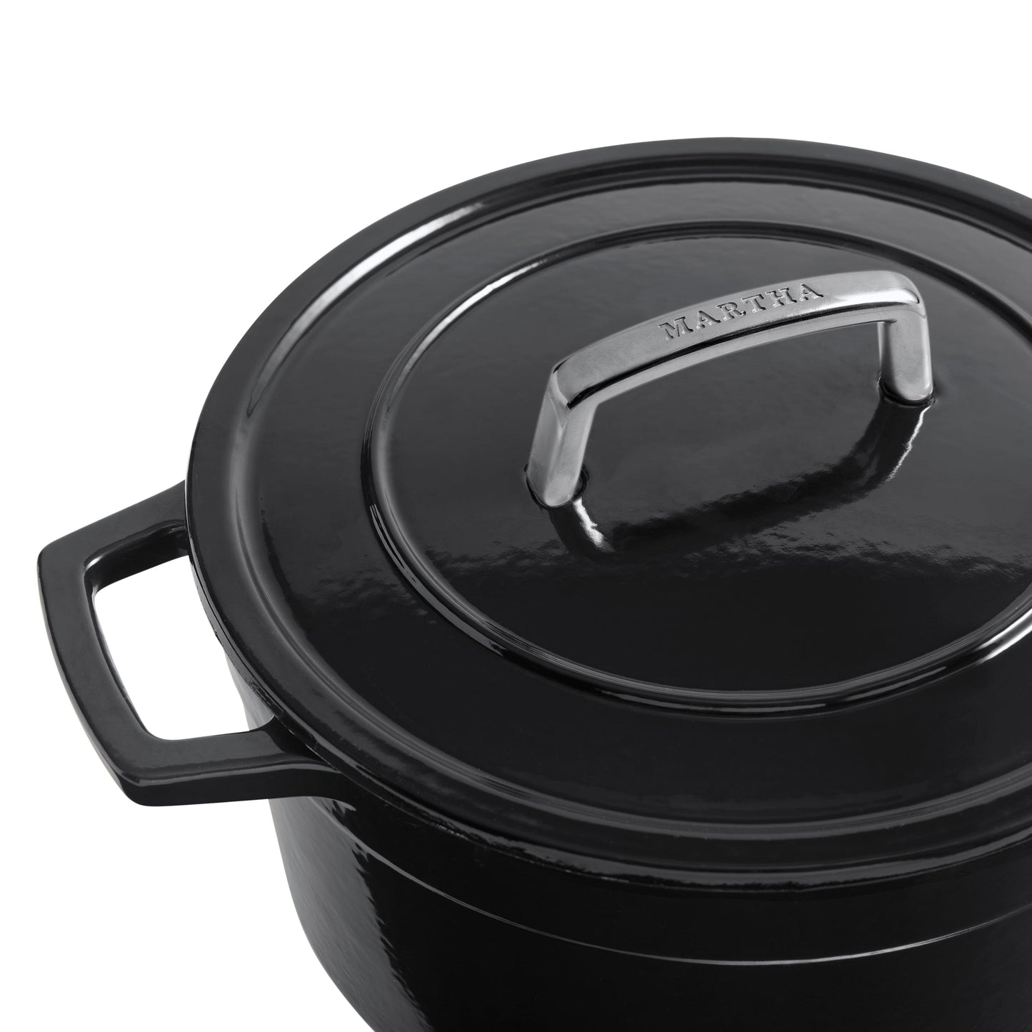 Martha by Martha Stewart 7-Quart Enameled Cast Iron Dutch Oven w/ Lid