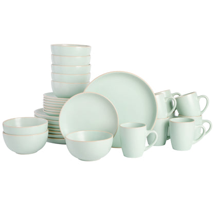 Gibson Home Rockaway 32-Piece Dinnerware Set