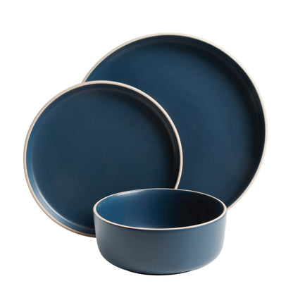 Gibson Home Zuma 18-Piece Stoneware Dinnerware Set