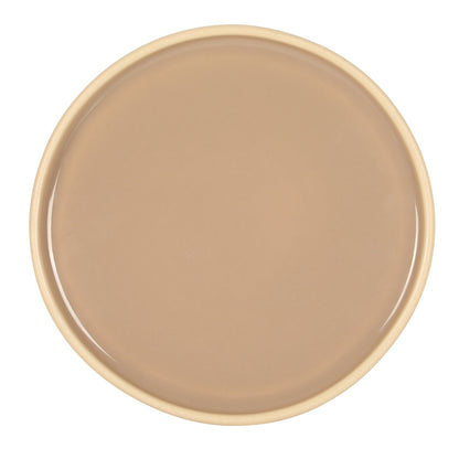 Gibson Elite - Made in Portugal - Port Gaia 10.2 Inch Dinner Plates Set of 4 - Reactive Glaze Dish Set