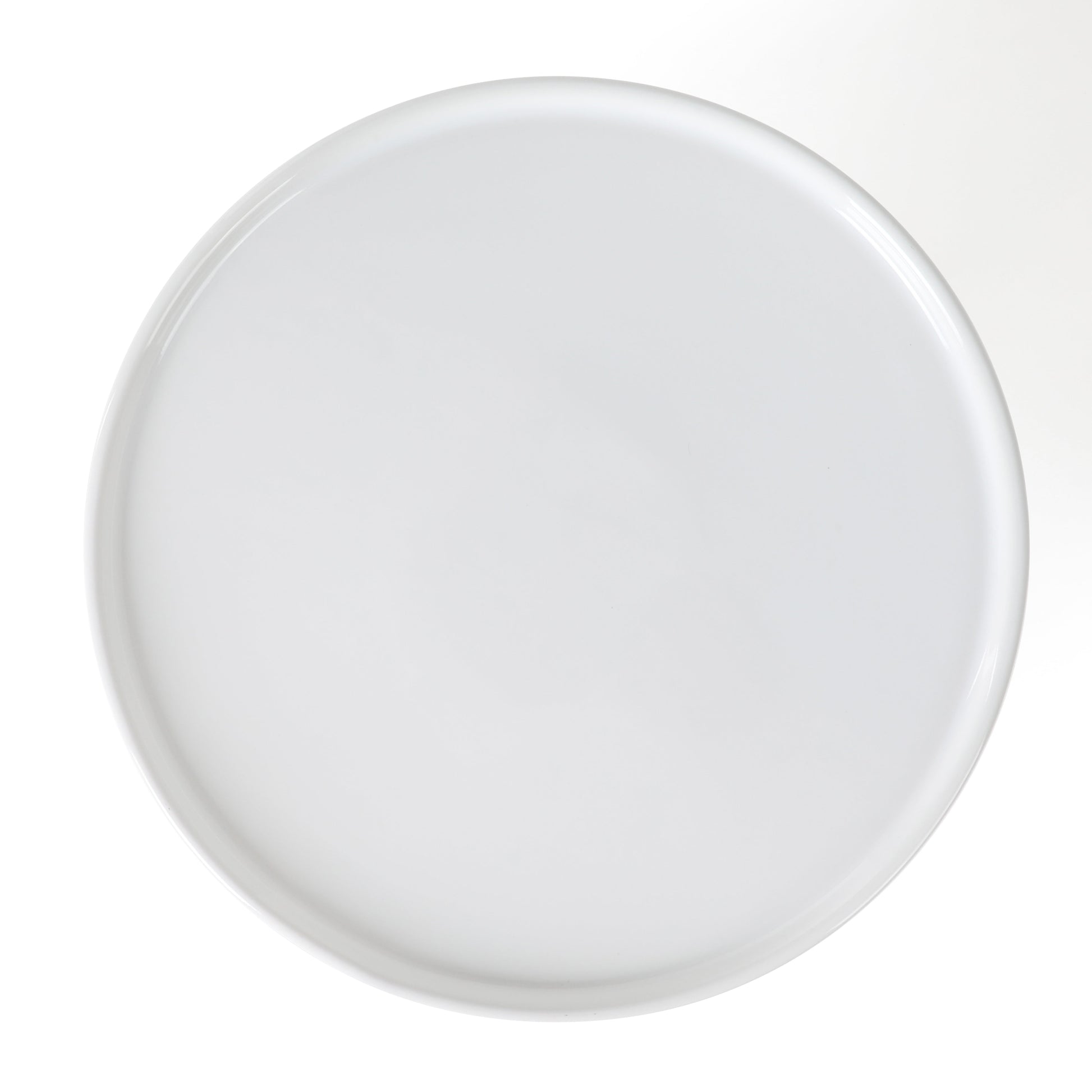 Martha Stewart Patterson 10" x 5.1" White Round Stoneware Cake Stand