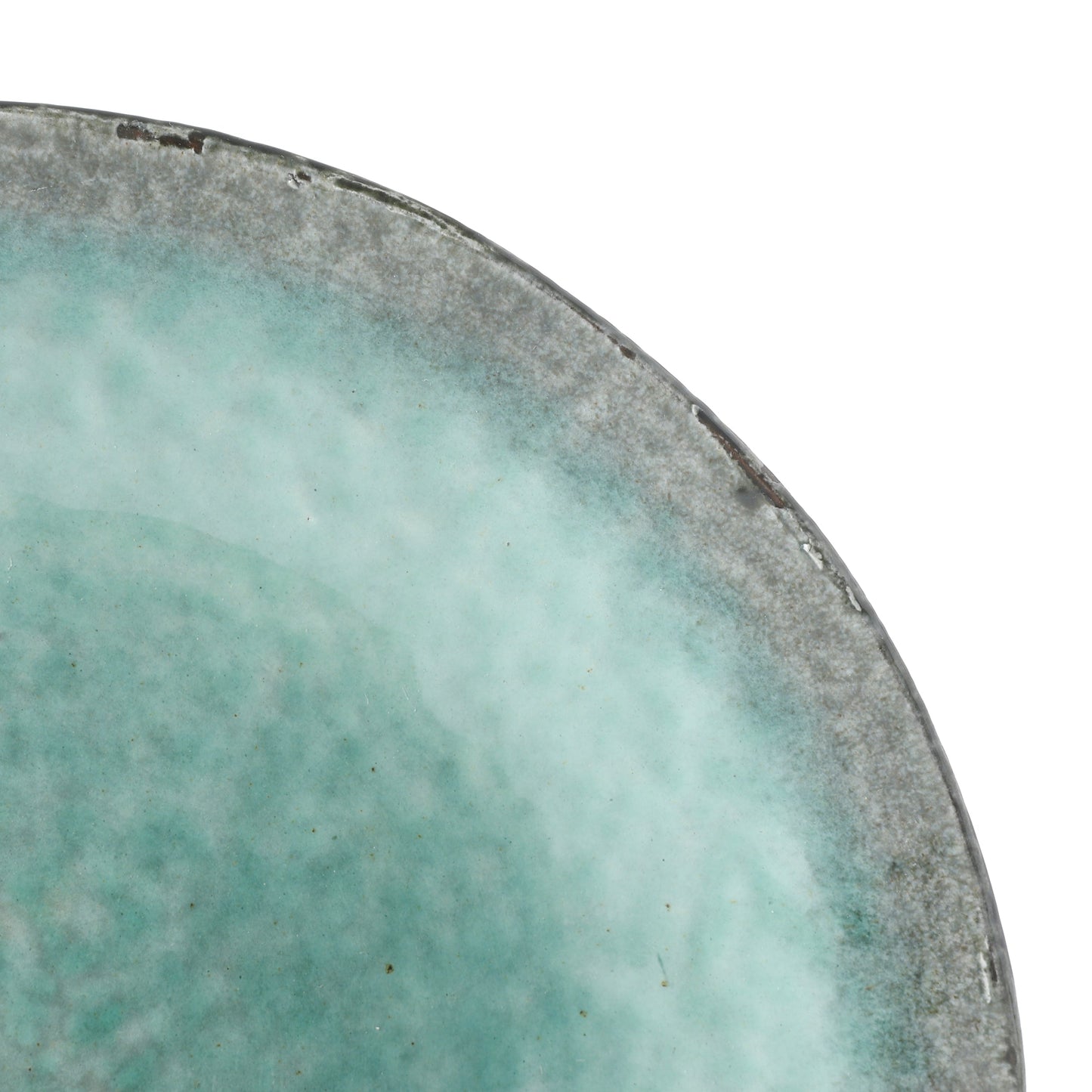Gibson Elite Green Lantern 16-Piece Double Bowl Reactive Terracotta Dinnerware Set