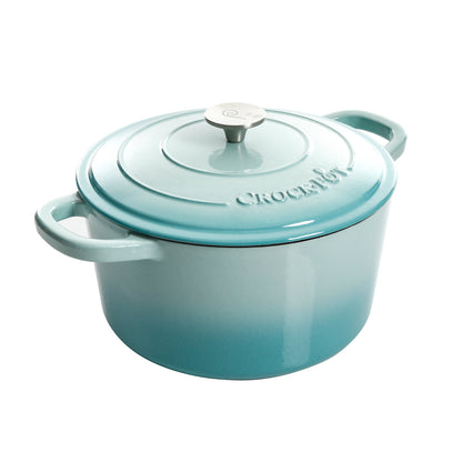 Crock Pot Artisan 7-Quart Round Enameled Cast Iron Dutch Oven
