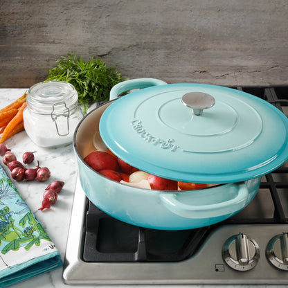 Crock Pot Artisan 5-Quart Enameled Cast Iron Braiser