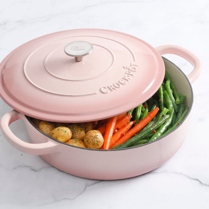 Crock Pot Artisan 5-Quart Enameled Cast Iron Braiser