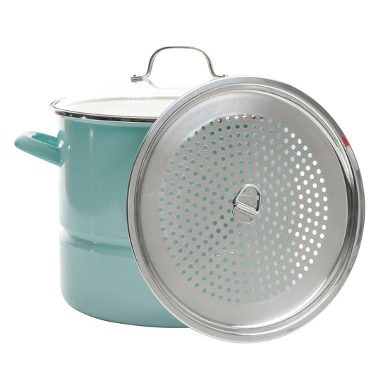 Kenmore Broadway 16-Quart Stock Pot w/ Steamer Insert
