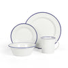 White w/ Blue Rim