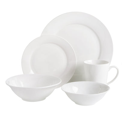 Gibson Home Everyday Round 40-Piece Expanded Fine Ceramic Dinnerware Set