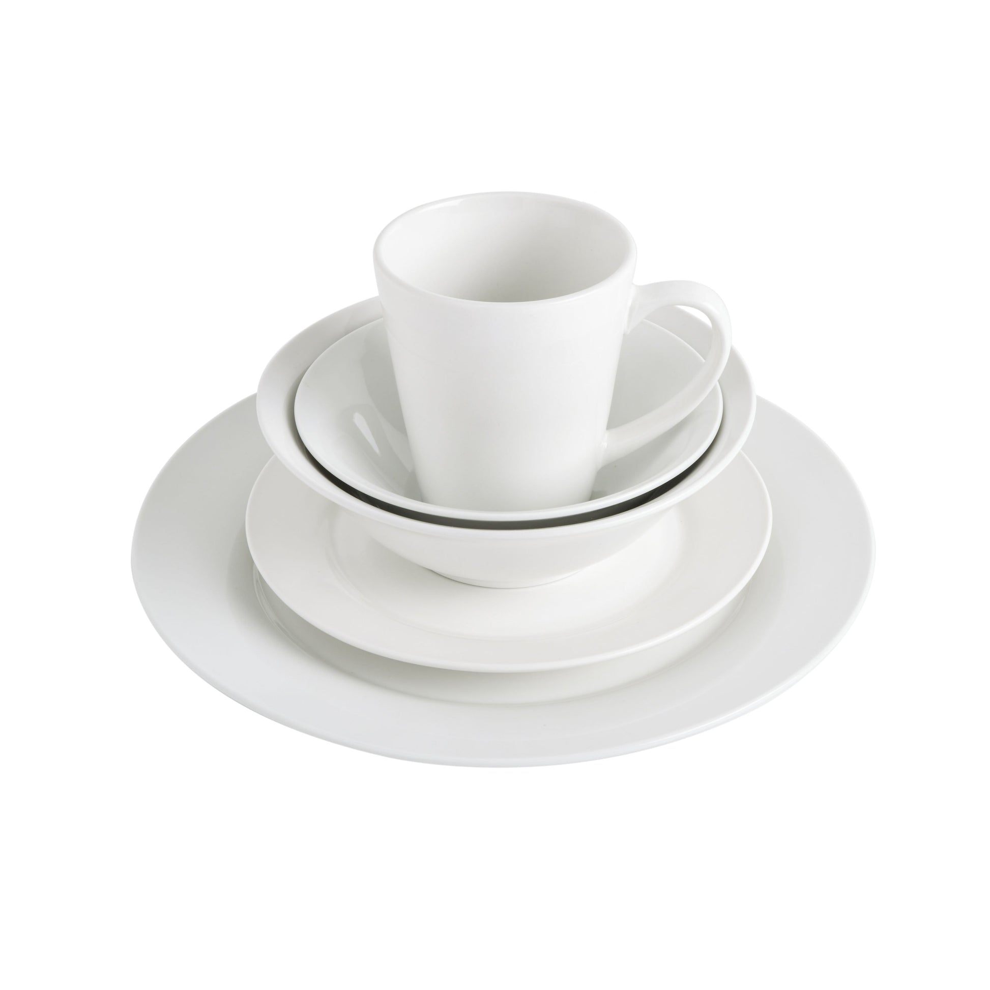 Gibson Home Everyday Round 40-Piece Expanded Fine Ceramic Dinnerware Set