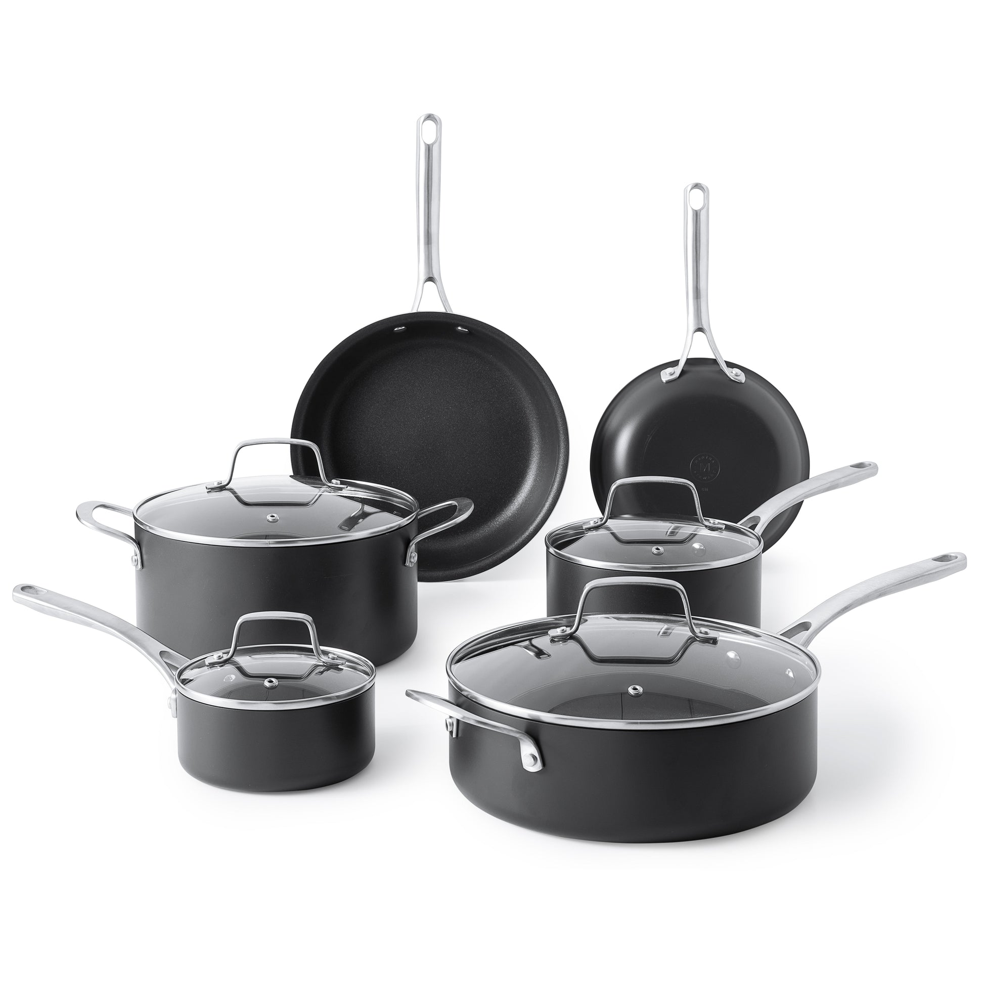 Martha Stewart Bosworth 10-Piece Hard Anodized Cookware Set