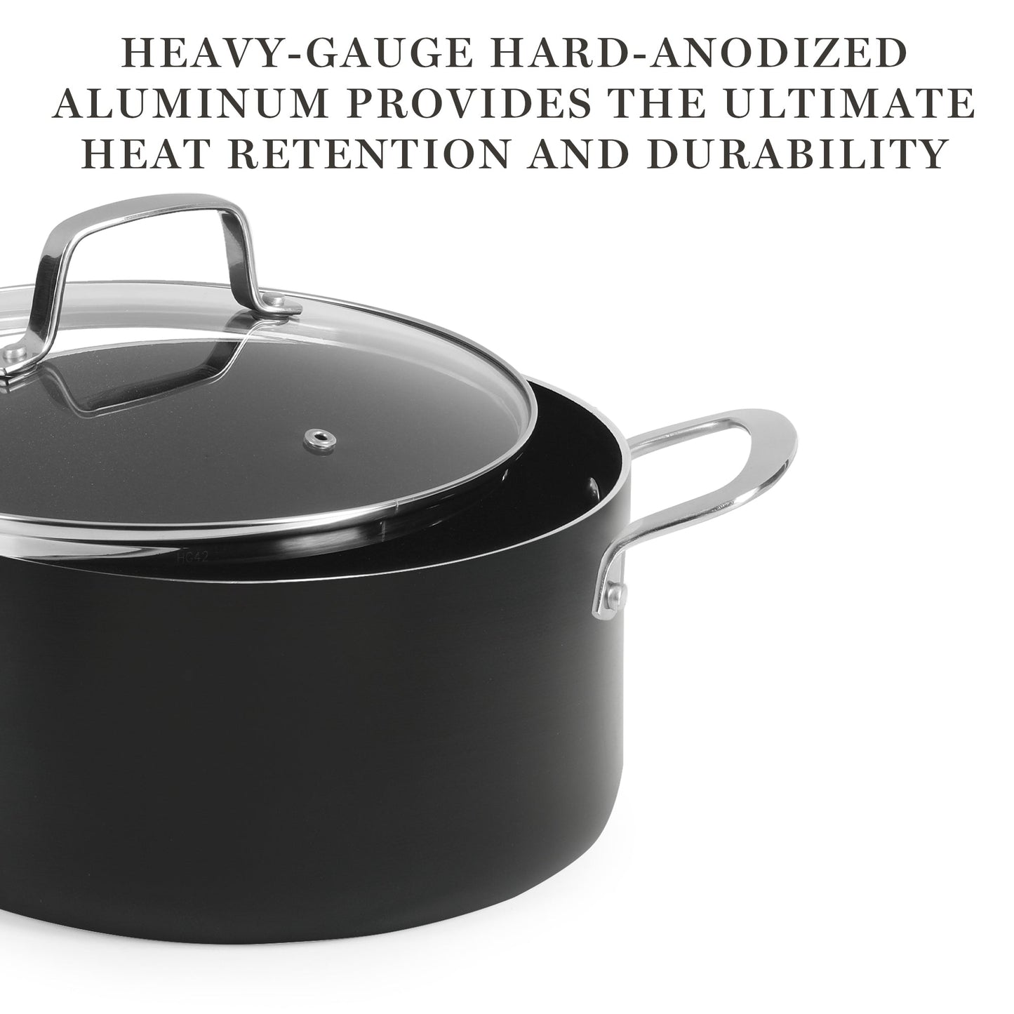 Martha Stewart Bosworth 10-Piece Hard Anodized Cookware Set
