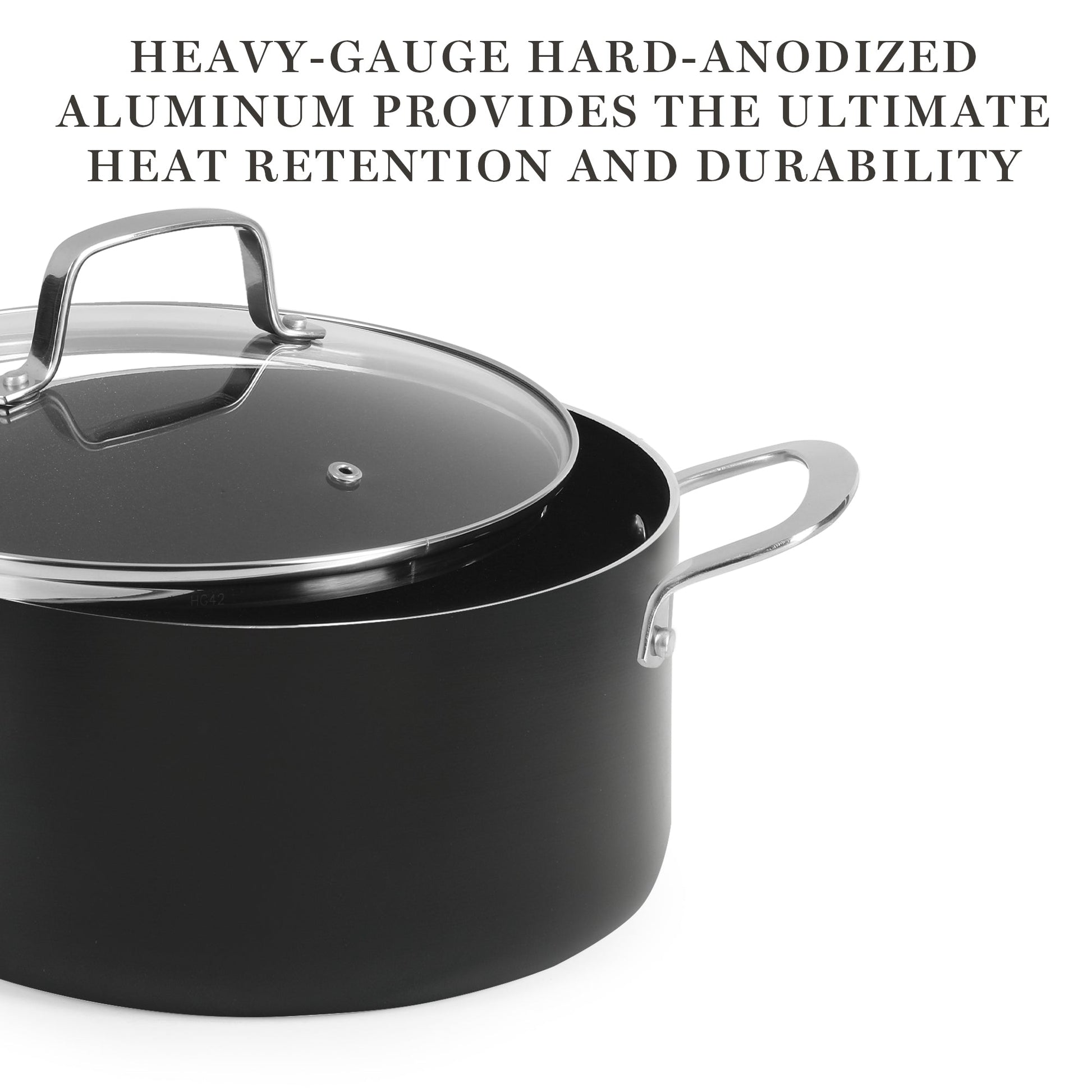Martha Stewart Bosworth 10-Piece Hard Anodized Cookware Set