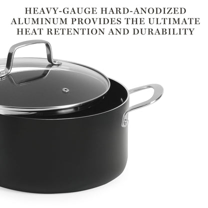 Martha Stewart Bosworth 10-Piece Hard Anodized Cookware Set