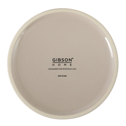 Gibson Home Zoomie Bites Ceramic Dog and Cat Bowl with Acacia Wood Stand Non-Slip Matte Glaze Weighted Food Water Set for Cats & Small/Medium Sized Dogs, 5.5" Bowls