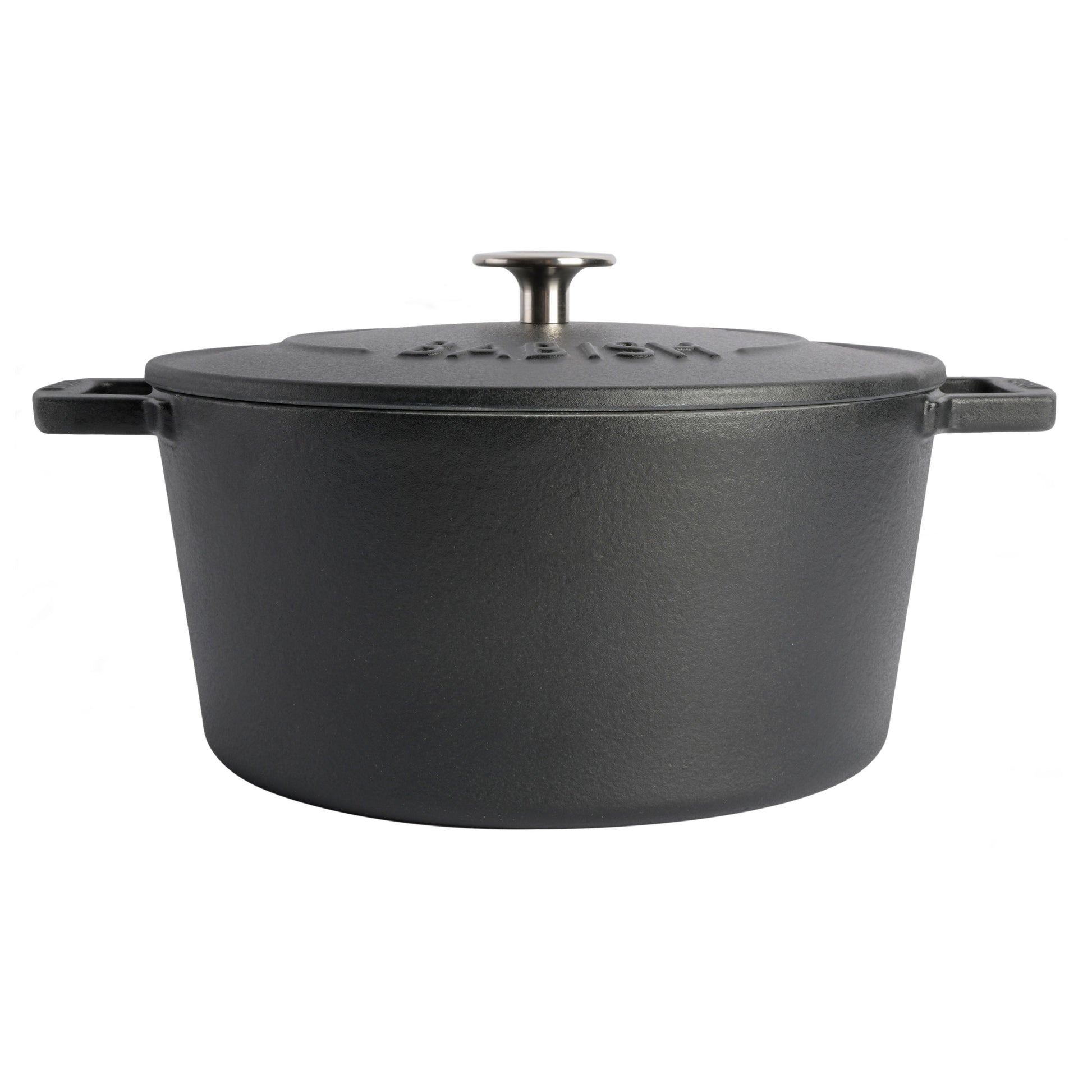 Babish 6-Quart Round Matte Enamel Cast Iron Dutch Oven Pot With Lid