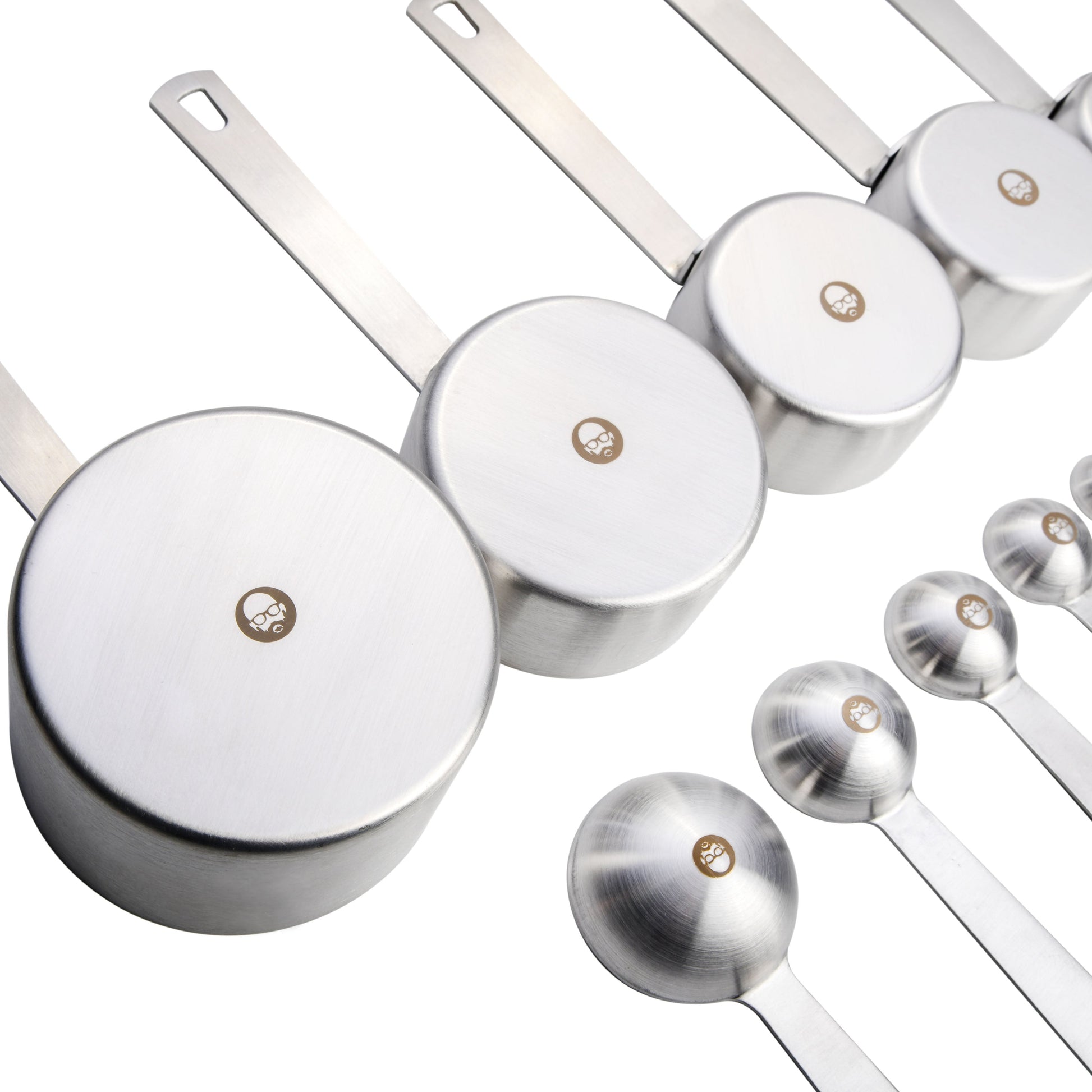Babish 10-Piece Stainless Steel Measuring Cups & Spoons Set