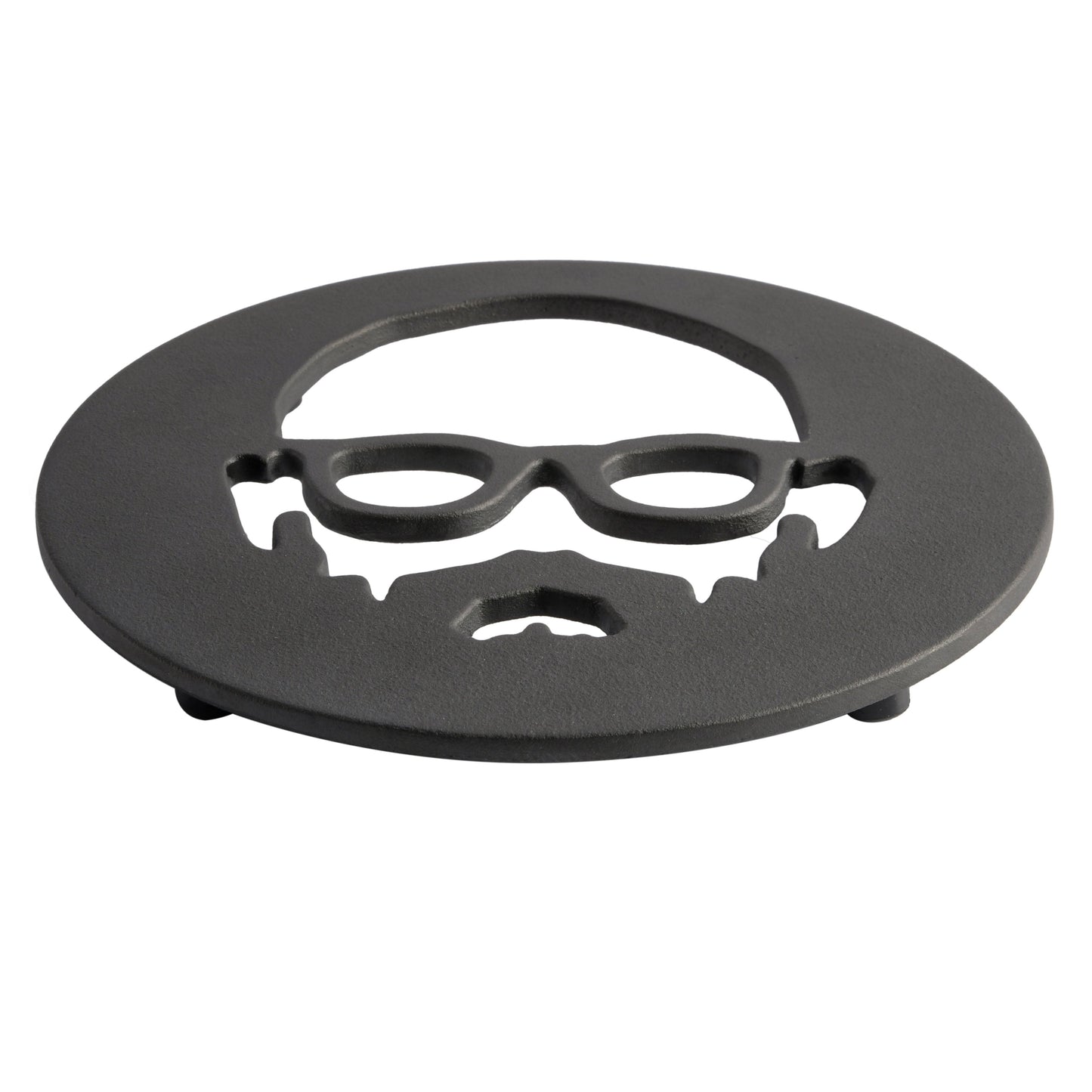 Babish Cast Iron 8-Inch Preseasoned Face Trivet