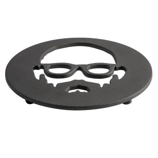 Babish Cast Iron 8-Inch Preseasoned Face Trivet