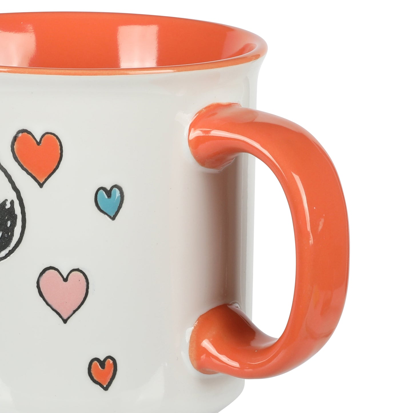 Peanuts Mothers Love 4-Pack Large 21oz Camper Stoneware Mug Set