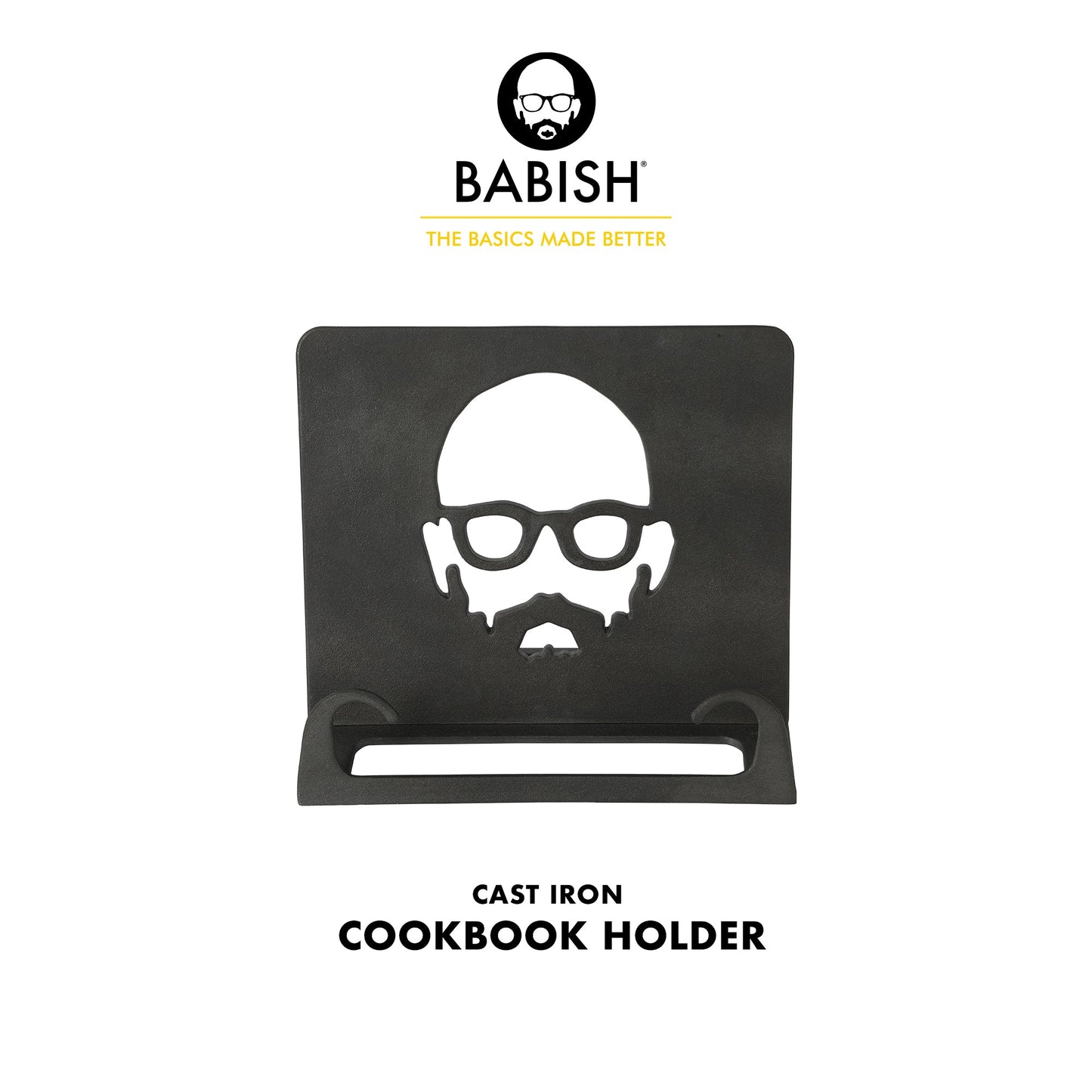 Babish Cast Iron Cookbook Holder