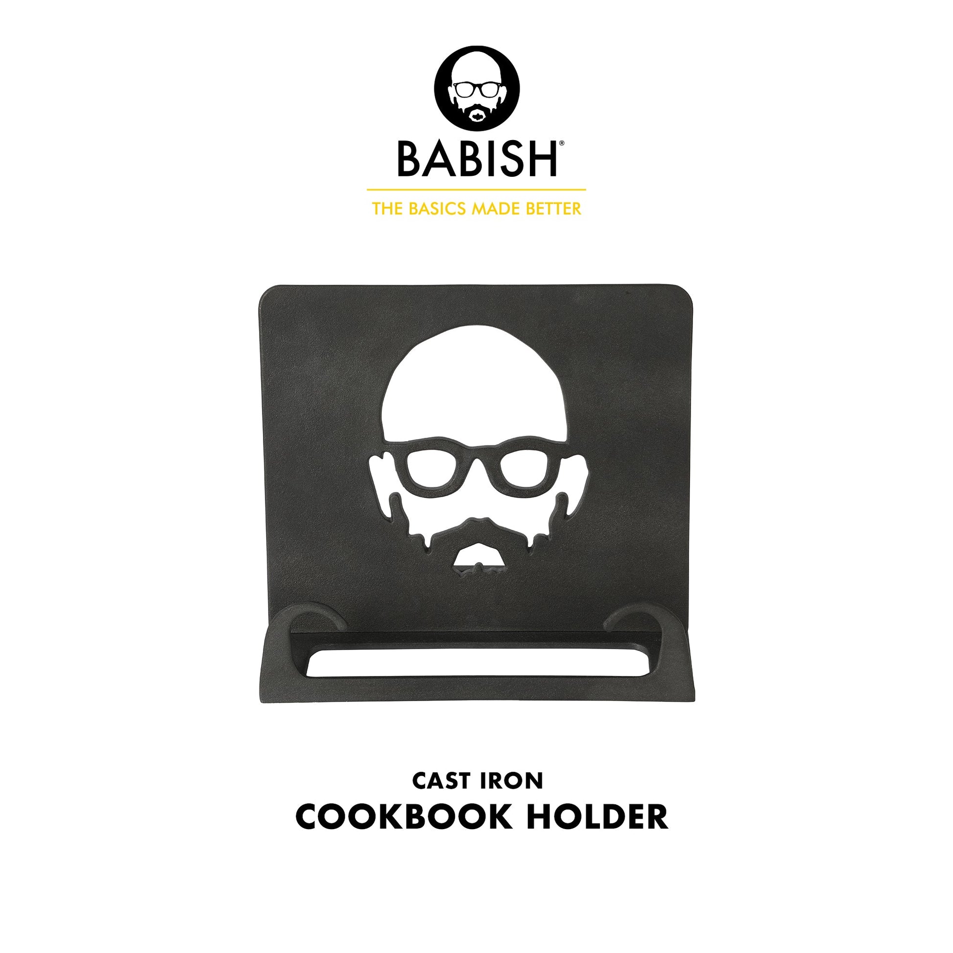 Babish Cast Iron Cookbook Holder