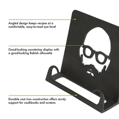 Babish Cast Iron Cookbook Holder