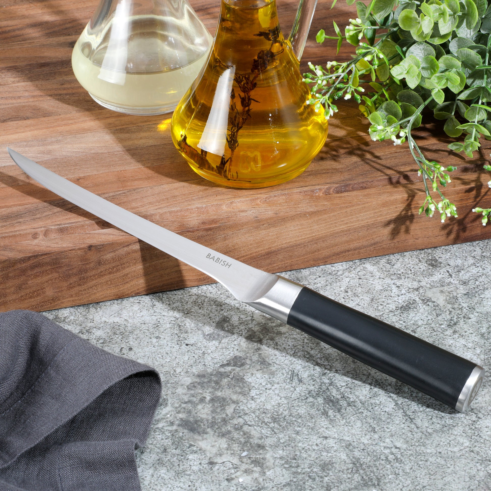 Babish High-Carbon 1.4116 German Steel 7" Boning Knife