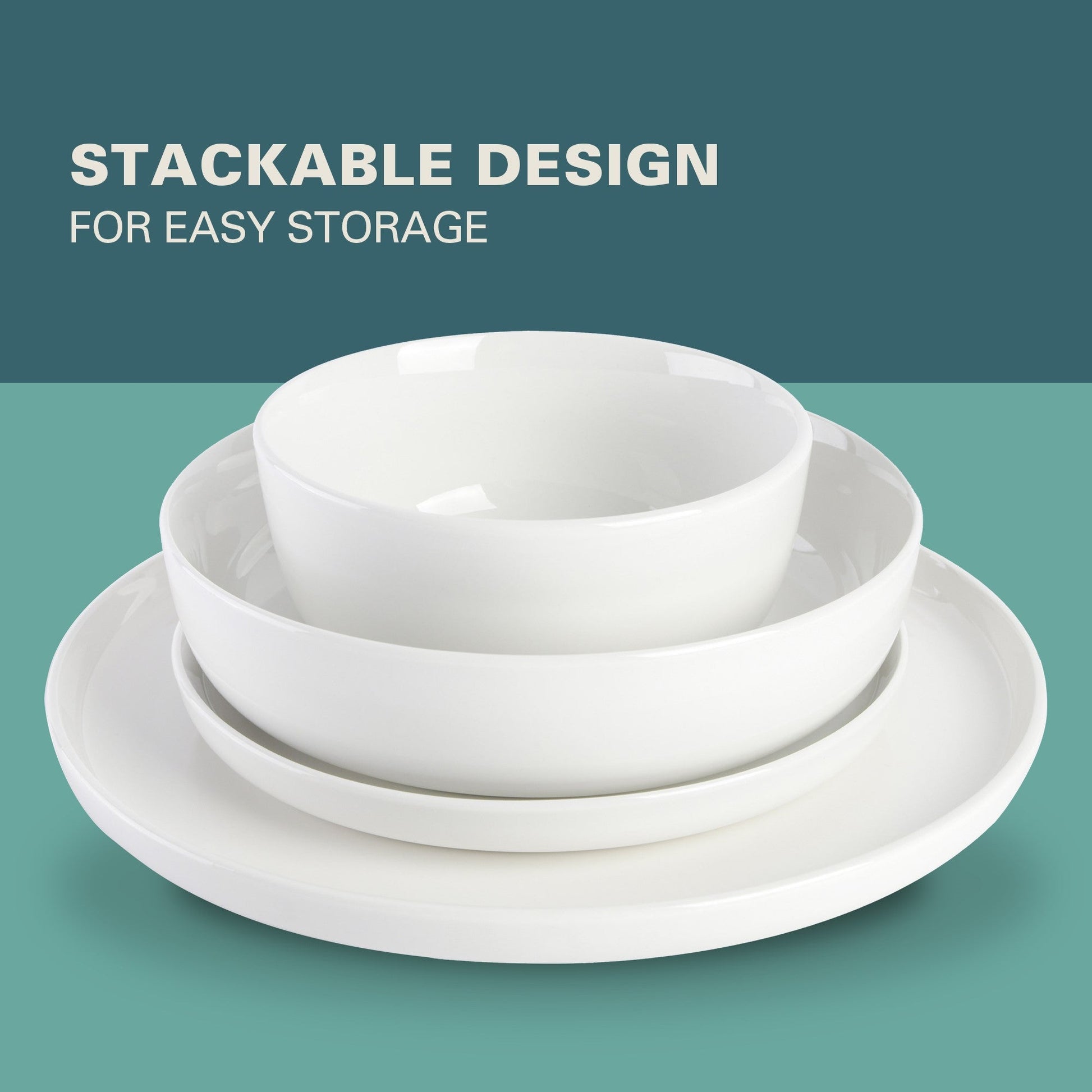 Gibson Home Oslo 16-Piece Porcelain Dinnerware Set