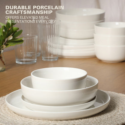 Gibson Home Oslo 16-Piece Porcelain Dinnerware Set