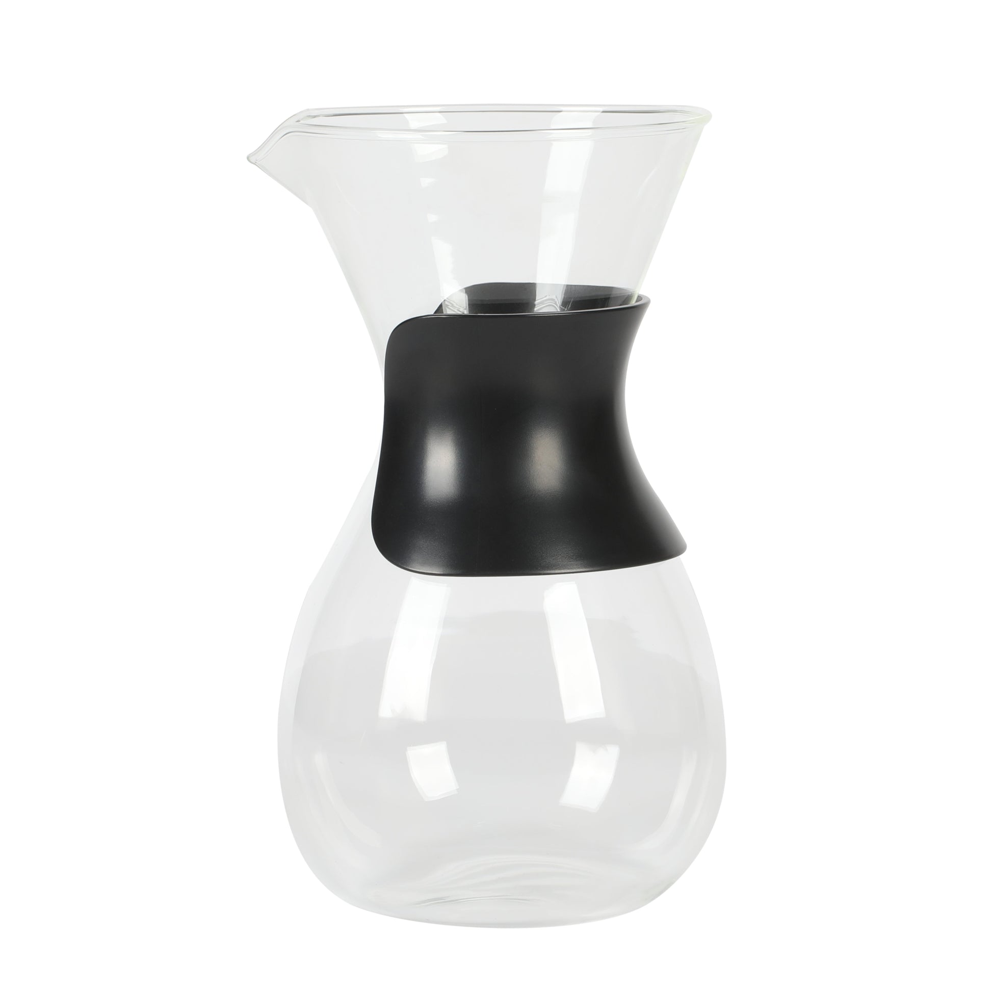 Mr. Coffee Verduzco 3-Piece 34oz Borosilicate Glass Pour Over w/ Hand Guard