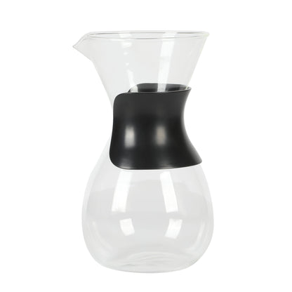 Mr. Coffee Verduzco 3-Piece 34oz Borosilicate Glass Pour Over w/ Hand Guard