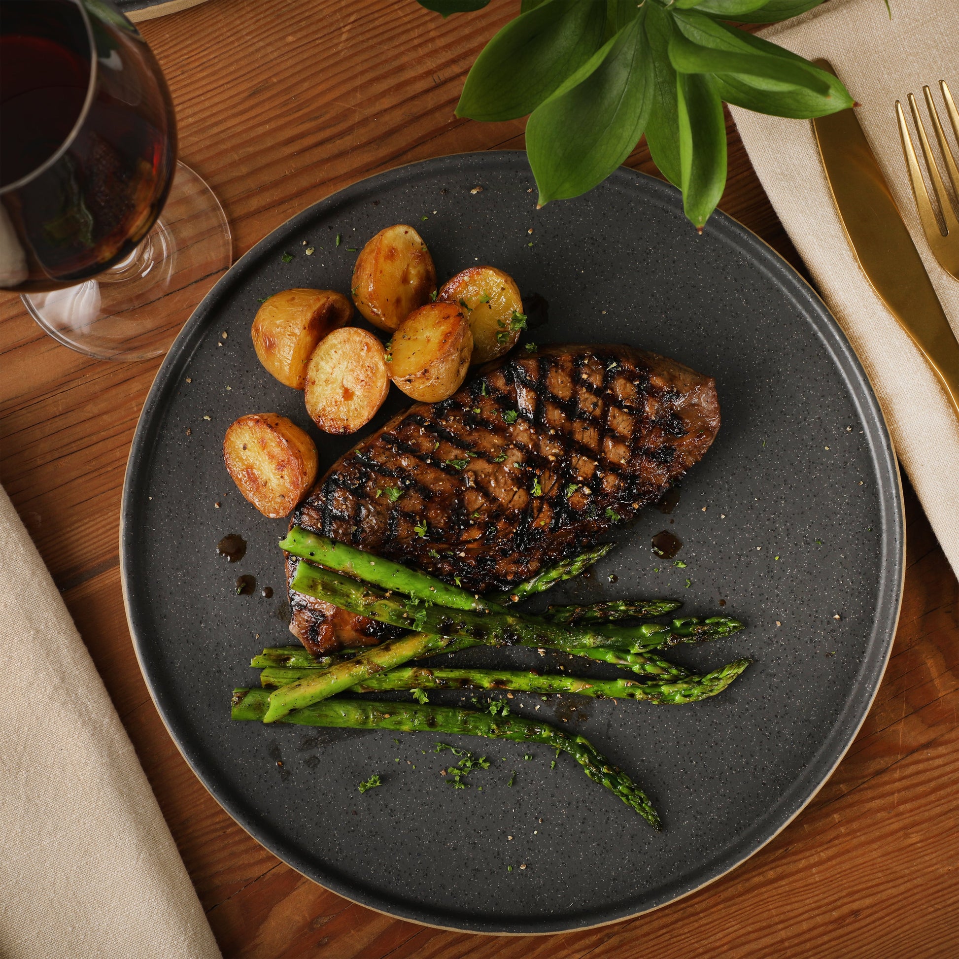 Gibson Elite Villa Amadora - Made in Portugal - 12 Piece Dinnerware Set for 4, Stoneware Plates and Bowls Sets,Dinner Plates, Salad Plates, Cereal Bowls