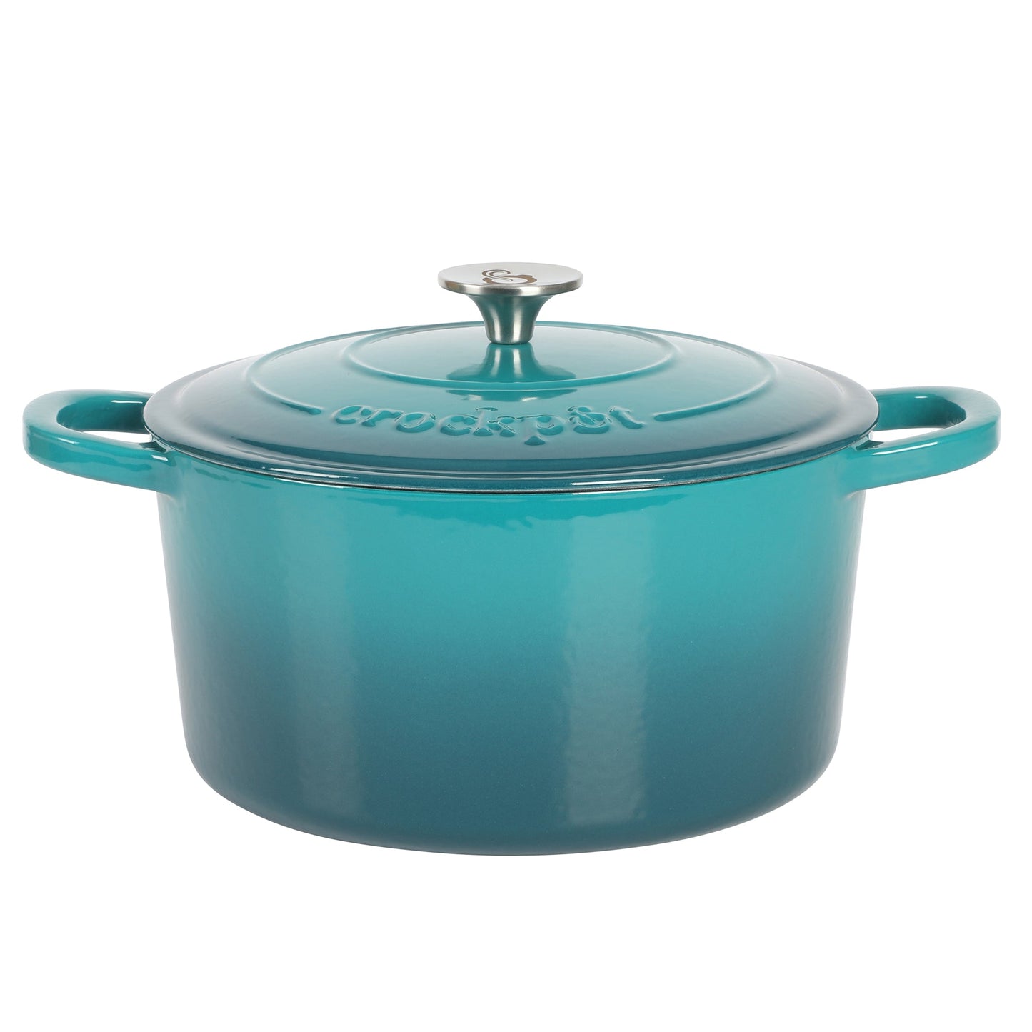 Crock Pot Artisan 7-Quart Round Enameled Cast Iron Dutch Oven
