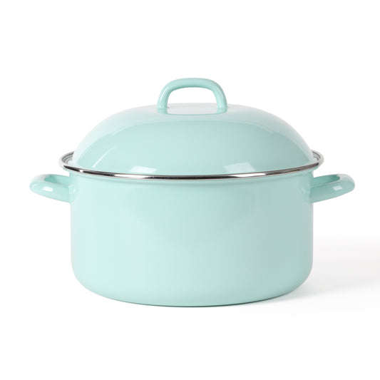 Martha Stewart 6-Quart Enamel on Steel Dutch Oven - Martha Blue