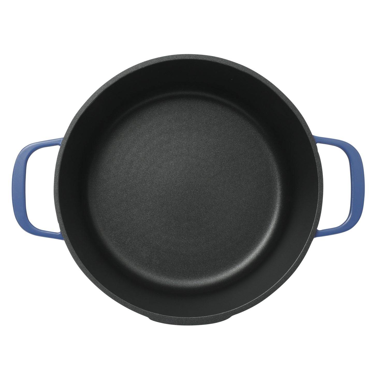 Oster Platinum Amberton 10 Piece Cast Aluminum Pots and Pans PFA Free Ceramic Non stick Cookware Set - Blue