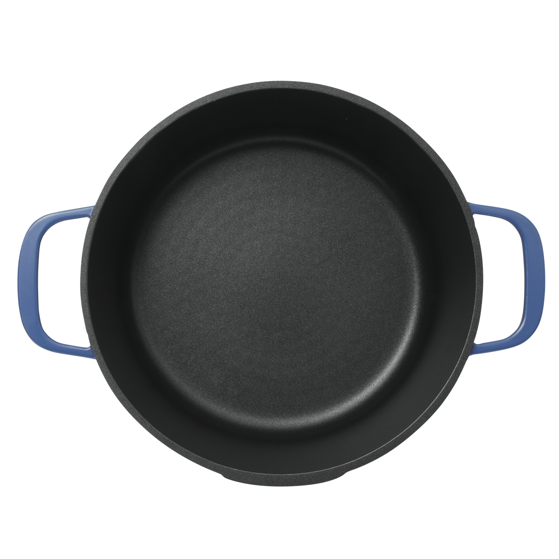 Oster Platinum Amberton 10 Piece Cast Aluminum Pots and Pans PFA Free Ceramic Non stick Cookware Set - Blue