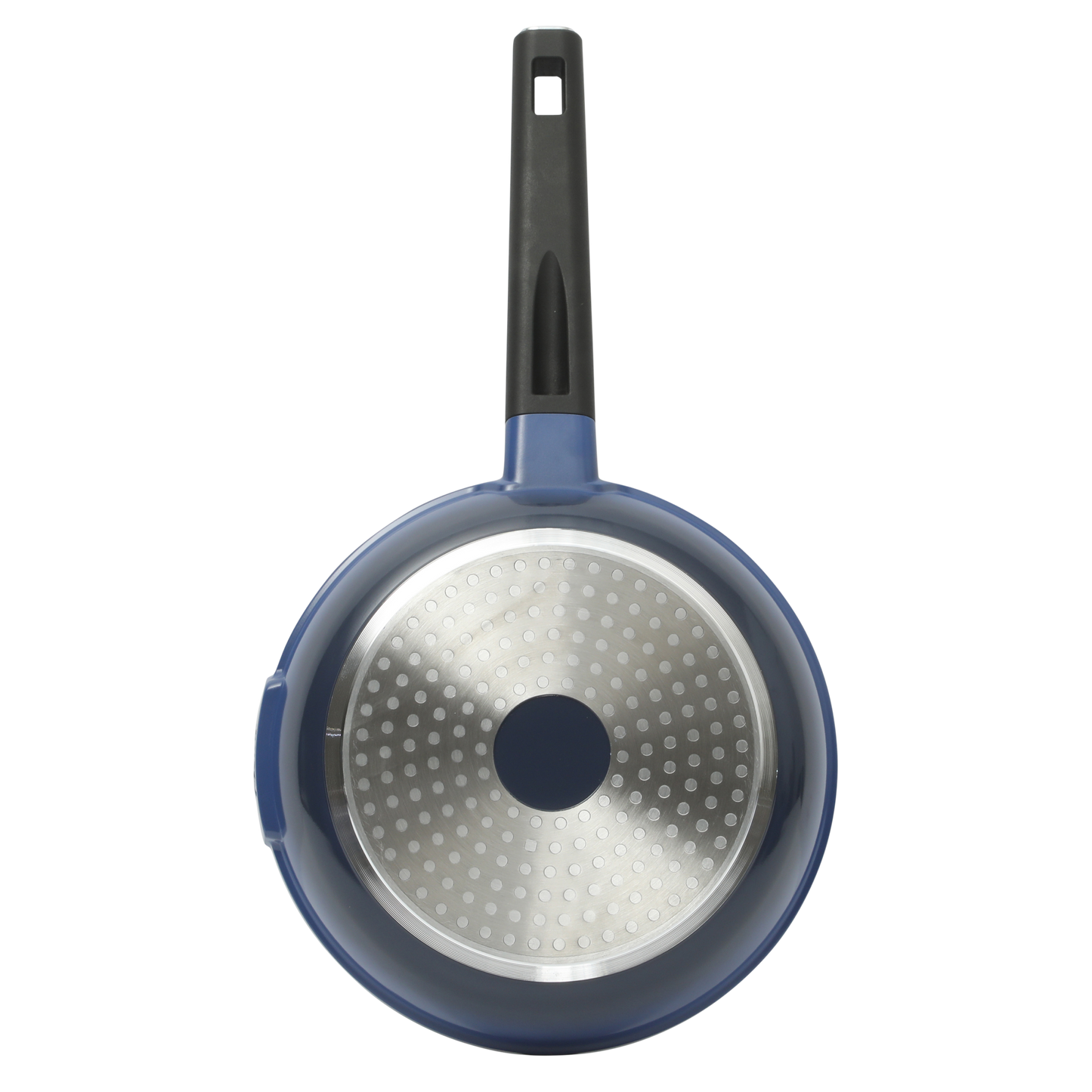Oster Platinum Amberton 10 Piece Cast Aluminum Pots and Pans PFA Free Ceramic Non stick Cookware Set - Blue