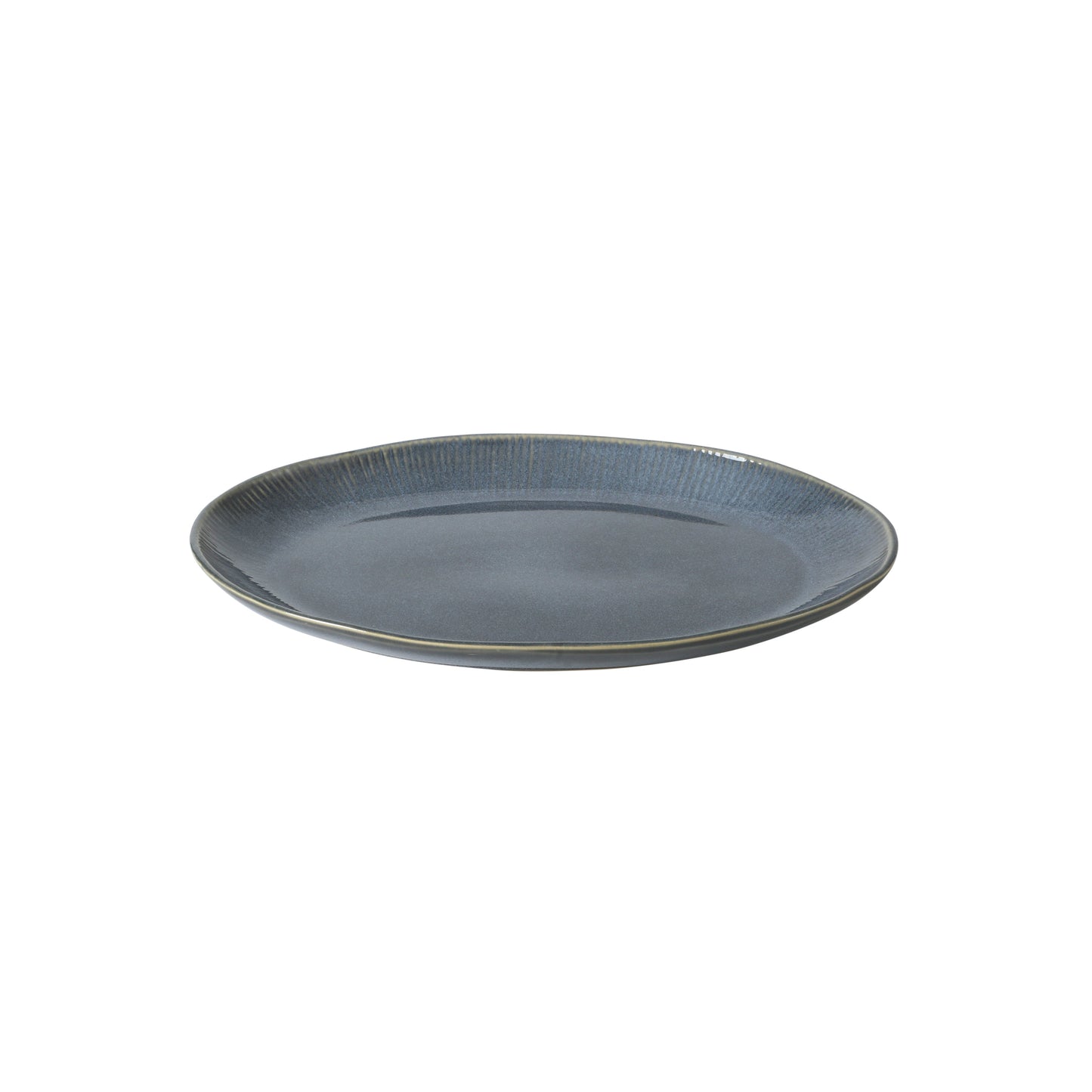 Gibson Elite Sandy Pines 3 Piece Oval Platter Set, 15.7”, 13.75” & 12” Stoneware Serving Platters, Reactive Glaze Finish, Microwave & Dishwasher Safe