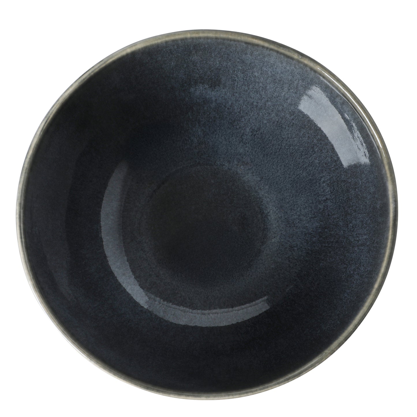 Gibson Elite Sandy Pines 4 Piece Nesting Bowl Set, 4”, 5.5”, 7” & 9” Round Stoneware Bowls, Reactive Glaze Finish, Mixing, Prep & Serving Bowls, Microwave & Dishwasher Safe