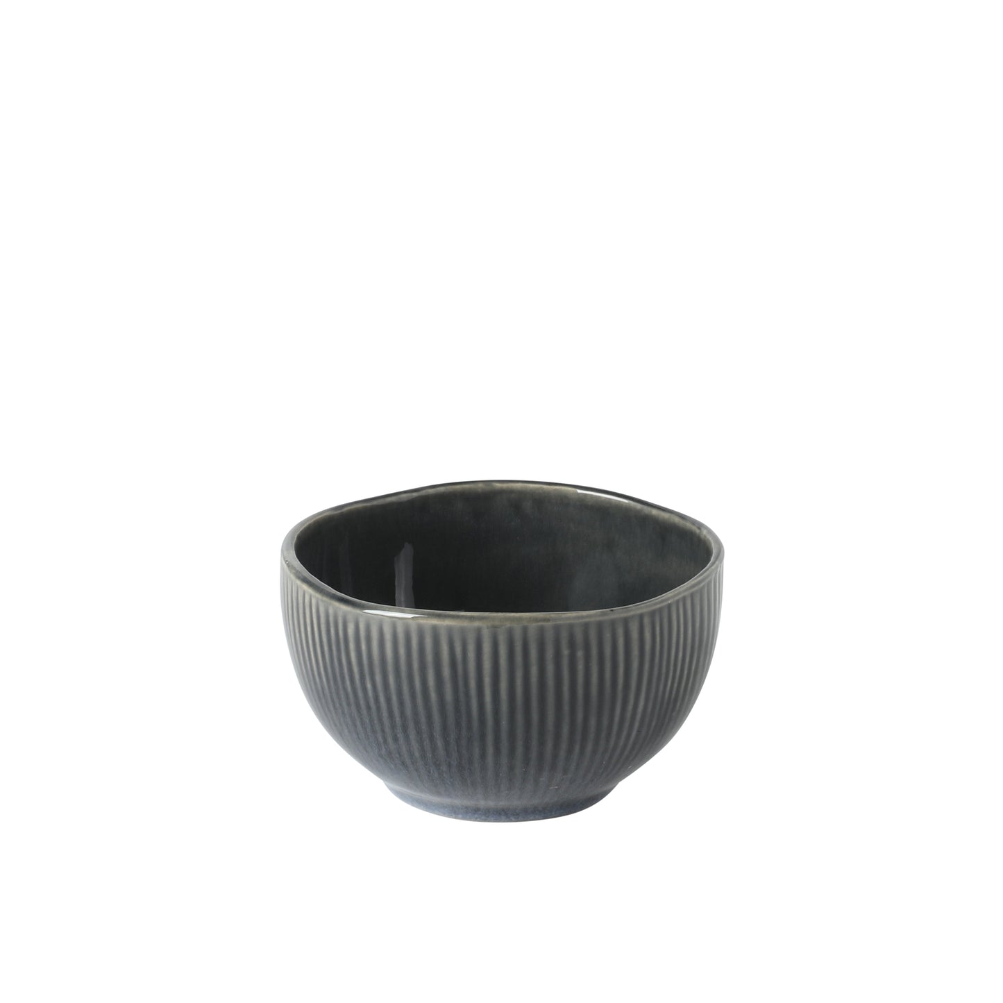 Gibson Elite Sandy Pines 4 Piece Nesting Bowl Set, 4”, 5.5”, 7” & 9” Round Stoneware Bowls, Reactive Glaze Finish, Mixing, Prep & Serving Bowls, Microwave & Dishwasher Safe