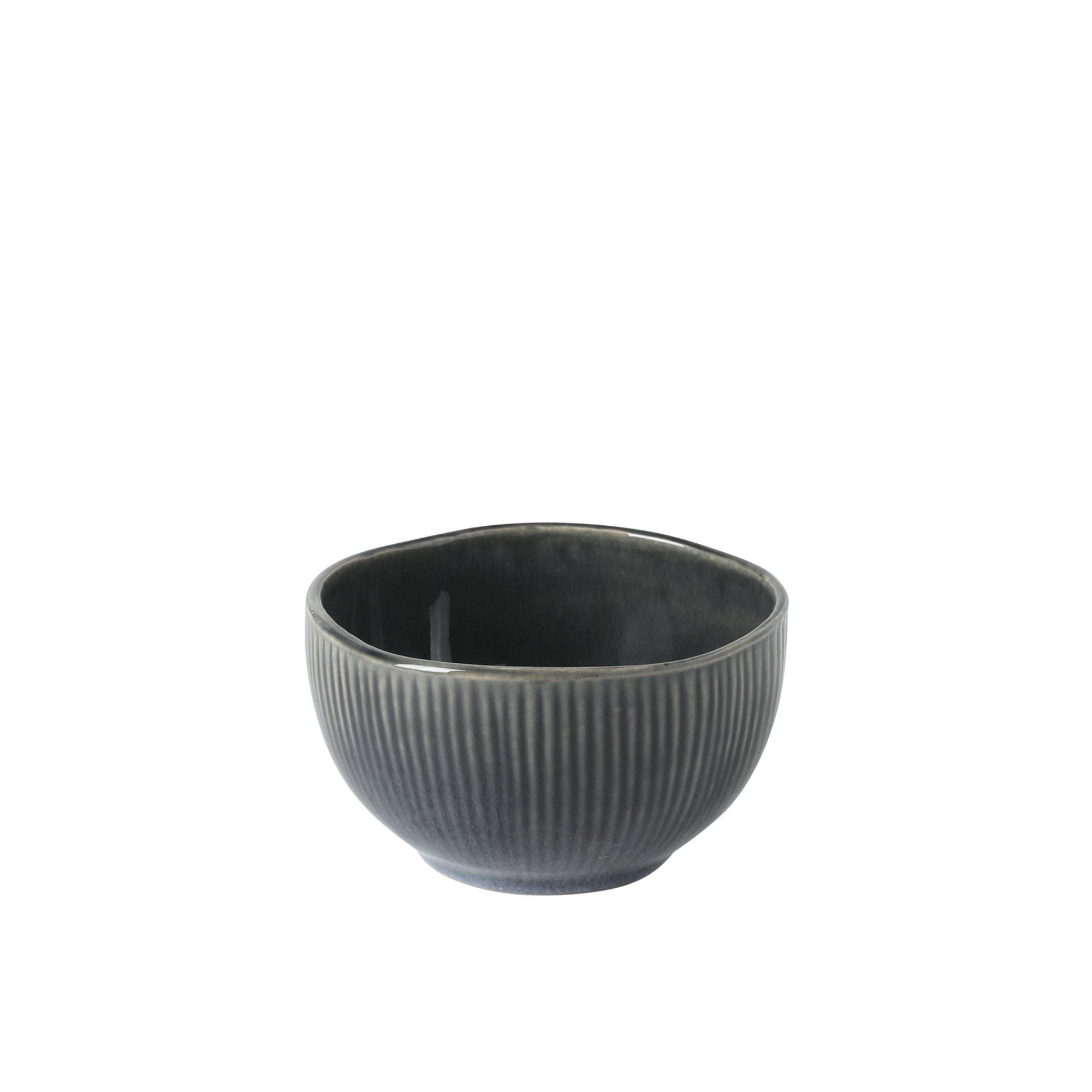 Gibson Elite Sandy Pines 4 Piece Nesting Bowl Set, 4”, 5.5”, 7” & 9” Round Stoneware Bowls, Reactive Glaze Finish, Mixing, Prep & Serving Bowls, Microwave & Dishwasher Safe