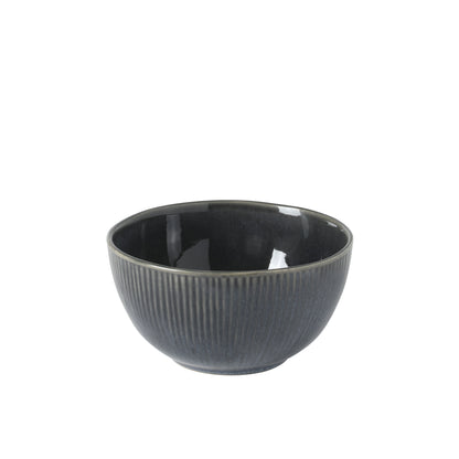 Gibson Elite Sandy Pines 4 Piece Nesting Bowl Set, 4”, 5.5”, 7” & 9” Round Stoneware Bowls, Reactive Glaze Finish, Mixing, Prep & Serving Bowls, Microwave & Dishwasher Safe