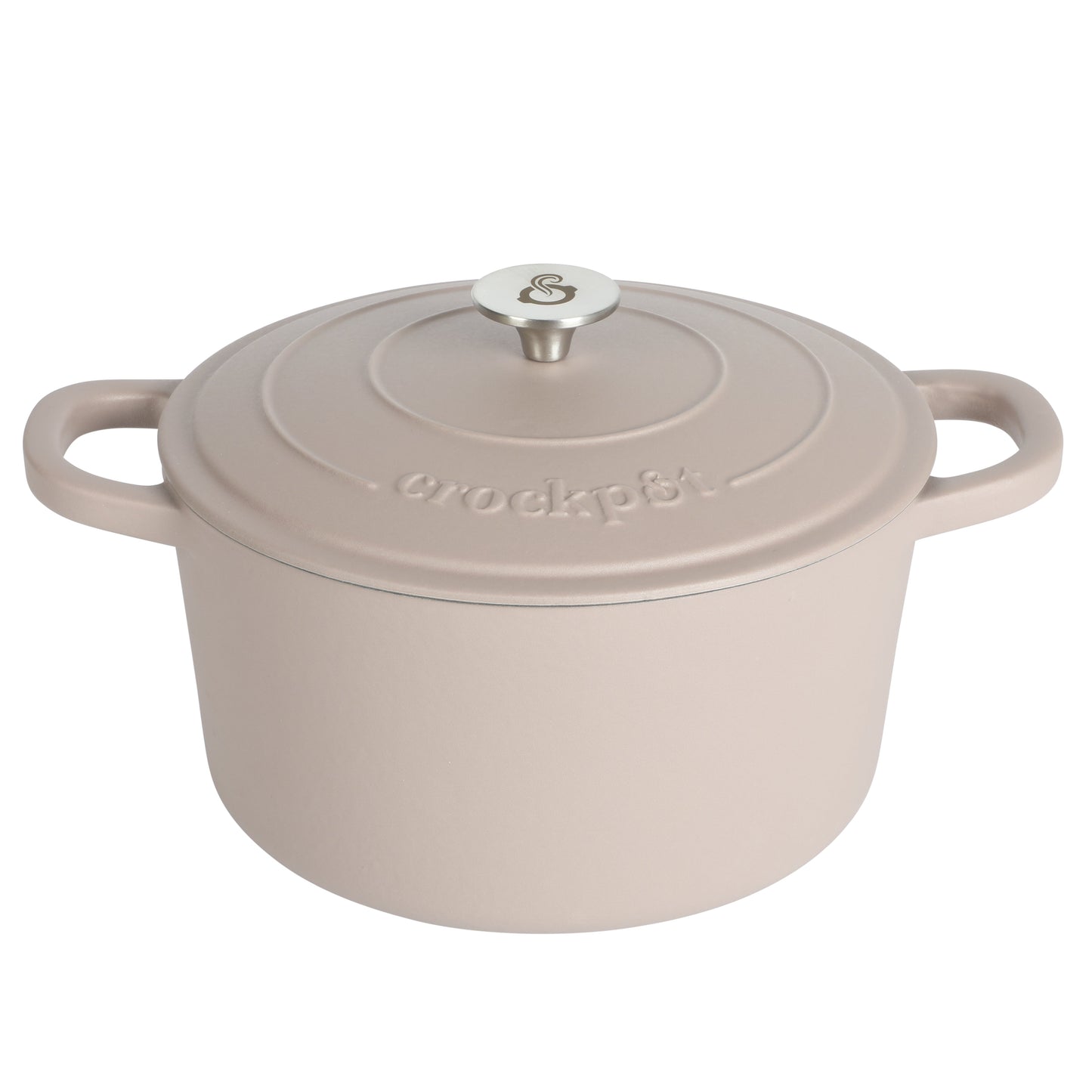Crock Pot Artisan 7-Quart Round Enameled Cast Iron Dutch Oven
