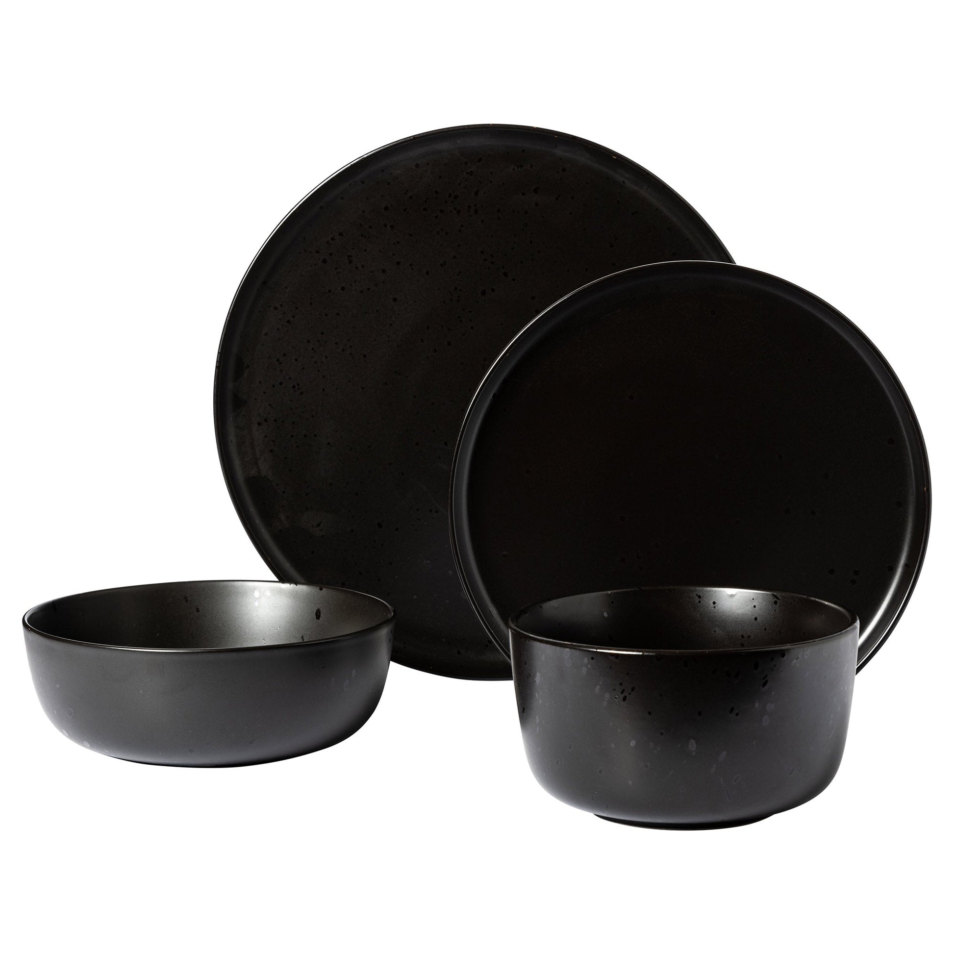 Gibson Elite James Street 16-Piece Reactive Stoneware Double Bowl Dinnerware Set