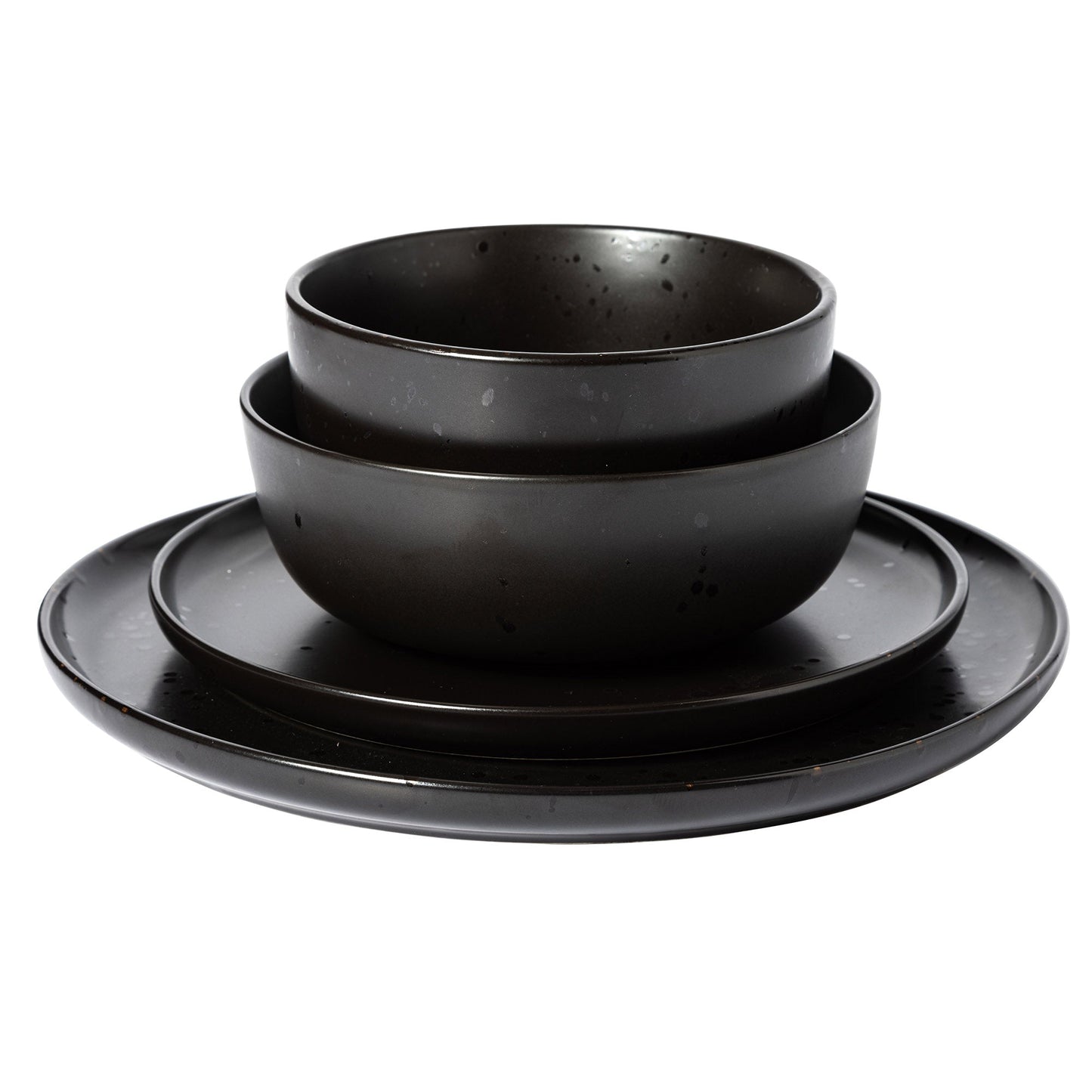 Gibson Elite James Street 16-Piece Reactive Stoneware Double Bowl Dinnerware Set