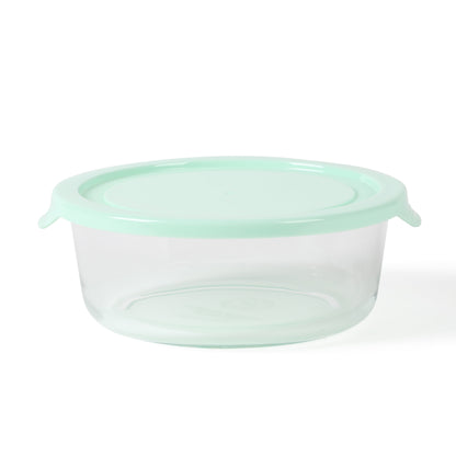 Martha Stewart Hadsell 6-Piece (32.1oz, 22oz, 13.5oz) Round Borosilicate Glass Storage Container Set w/ Lids