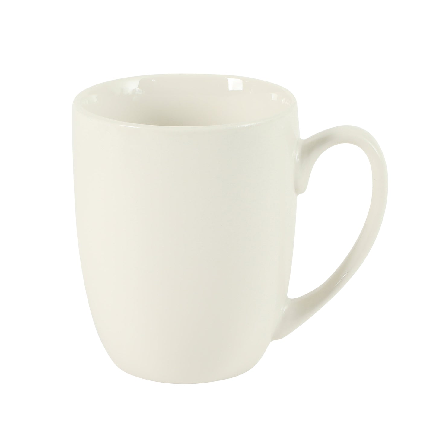 Gibson Home Great Essentials 16 Ounce Porcelain Coffee Mugs - Set of 6 - Cups for Latte, Hot Tea, Cappuccino, Mocha, Espresso, Cocoa