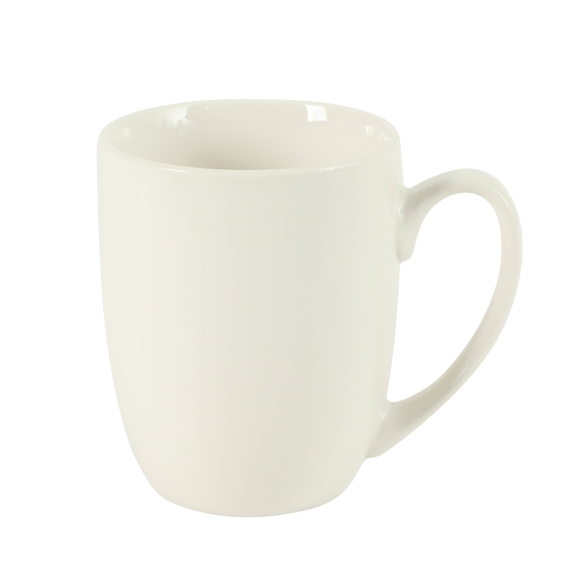 Gibson Home Great Essentials 16 Ounce Porcelain Coffee Mugs - Set of 6 - Cups for Latte, Hot Tea, Cappuccino, Mocha, Espresso, Cocoa